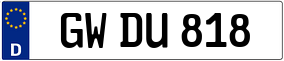 Truck License Plate